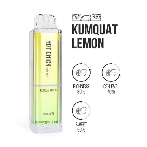 HOT CHICK辣妹6000口一次性爆款(typeC充电)